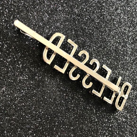 • BLESSED • Crystal Hair Clip - Picture 2 of 3